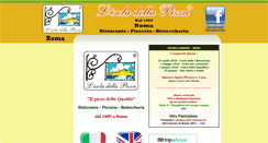 Desktop Screenshot of isoladellapizza.com